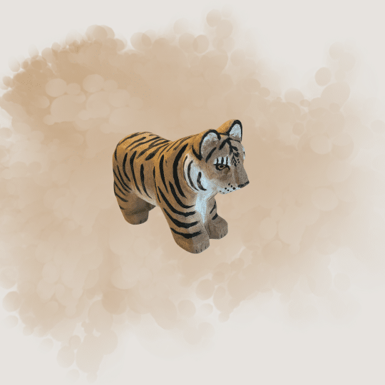 Wudimals Holztiere 'kleiner Tiger'