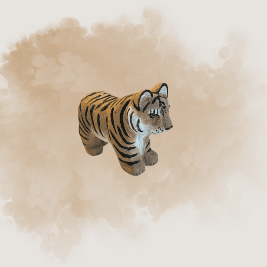 Wudimals Holztiere 'kleiner Tiger'